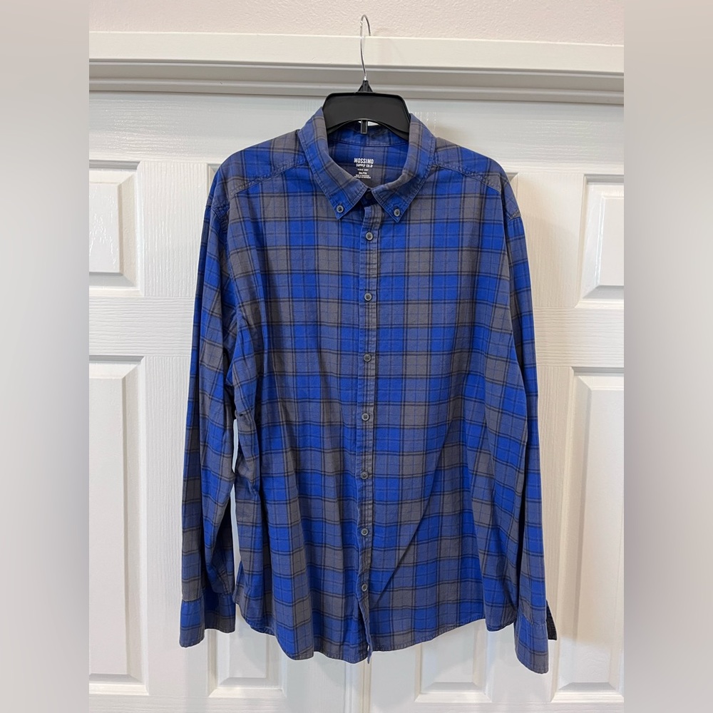 XXL Men’s MOSSIMO Flannel Long Sleeve Button Up Shirt